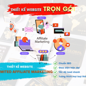 Trọn gói thiết kế website Affiliate - UAS - F&B